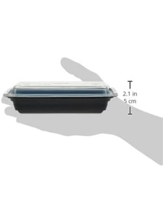 [Pack of 24] Microwave Container Black 16 Ounces Round With Lid - view 4